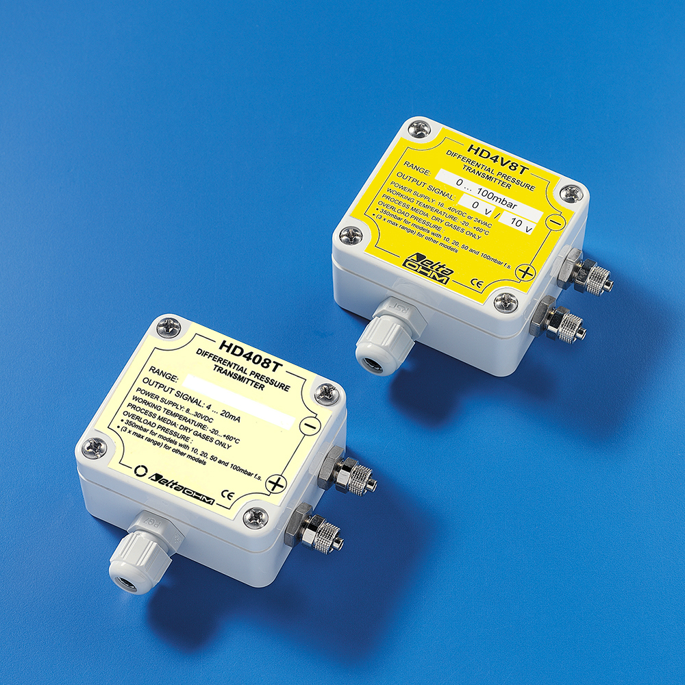 HD4V8T series – Relative and differential pressure transmitters